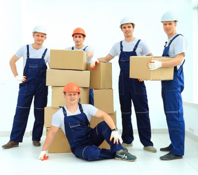 Moving team helping with a home removal in Eastbarnet