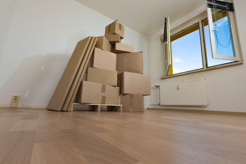 Van service helping with a local home move in East Barnet