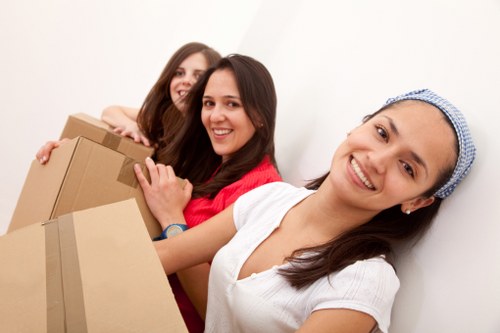 Packing and preparation for a move in East Barnet