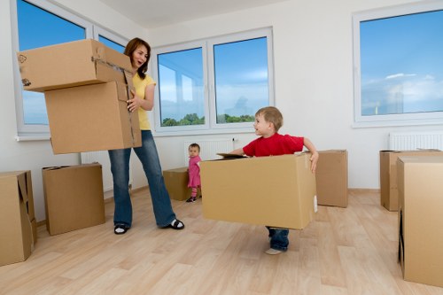 Local moving van prepared for residential removals in East Barnet