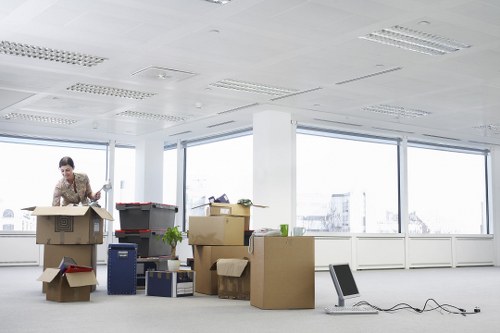 Local office move logistics in Eastbarnet with access considerations