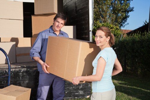 Packing office equipment and furniture for a local move